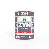 Zyn Smooth Nicotine Pouches Can or Roll Pouches Zyn 6mg 5 Roll pack 
