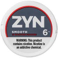 Zyn Smooth Nicotine Pouches Can or Roll Pouches Zyn 6mg Single Can 