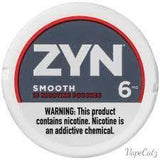 Zyn Smooth Nicotine Pouches Can or Roll Pouches Zyn 6mg Single Can 