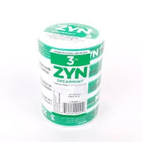 ZYN Spearmint Nicotine Pouches Can or Roll Pouches Zyn 3mg 5 Roll pack 