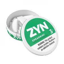 ZYN Spearmint Nicotine Pouches Can or Roll Pouches Zyn 3mg Single Can 