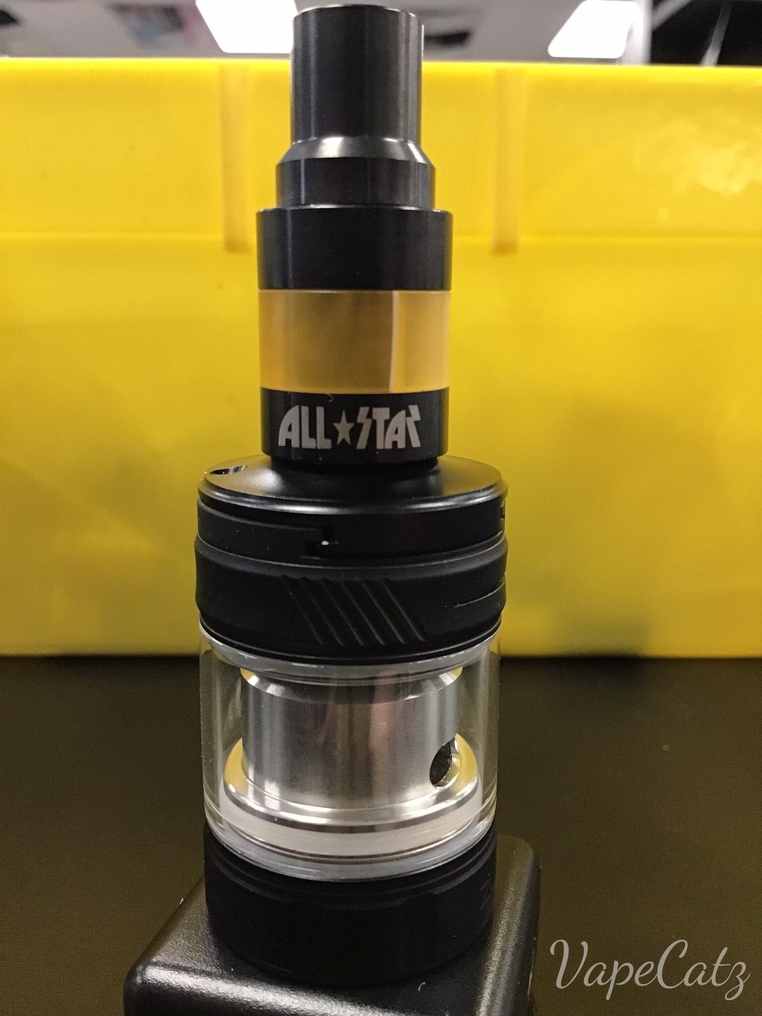 510 All-Star Double Tip Replacement Drip Tip CB2g Vape Accessories 510 Replacement Tips Black w Orange Resin 
