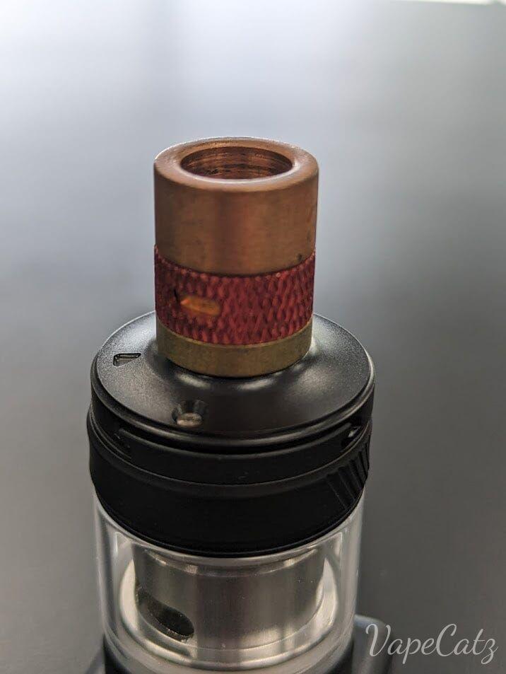 510 Drip Tip Copper Tipped Adjustable Air Flow CB1 Vape Accessories 510 Replacement Tips Red W Copper 