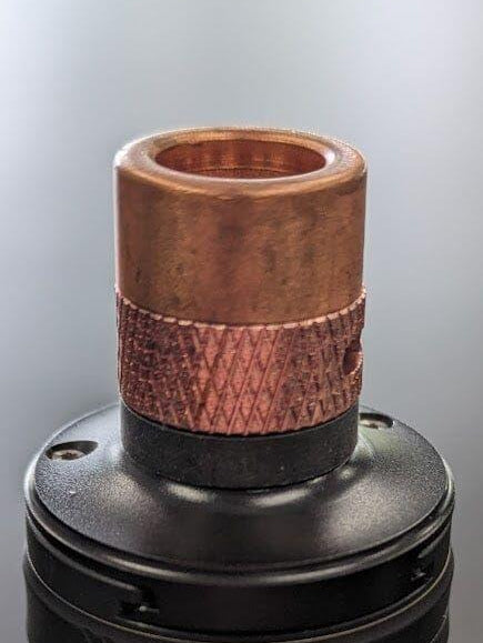 510 Drip Tip Copper Tipped Adjustable Air Flow CB1 Vape Accessories 510 Replacement Tips Rose Gold & Black W Copper 