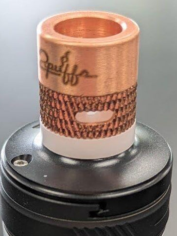 510 Drip Tip Copper Tipped Adjustable Air Flow CB1 Vape Accessories 510 Replacement Tips Rose Gold & White W Copper 