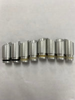 510 Drip Tip Silver Slanted Tip 510 Replacement Tips  - Wicked & Vivi's House - Vape Catz