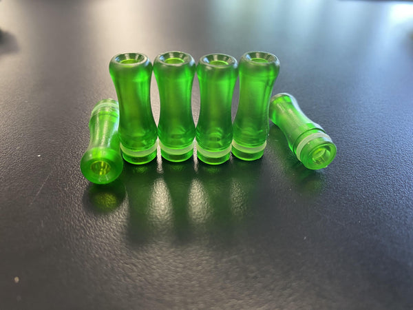 510 Drip Tube Tip in Green! Set of 2 510 Replacement Tips  - Wicked & Vivi's House - Vape Catz