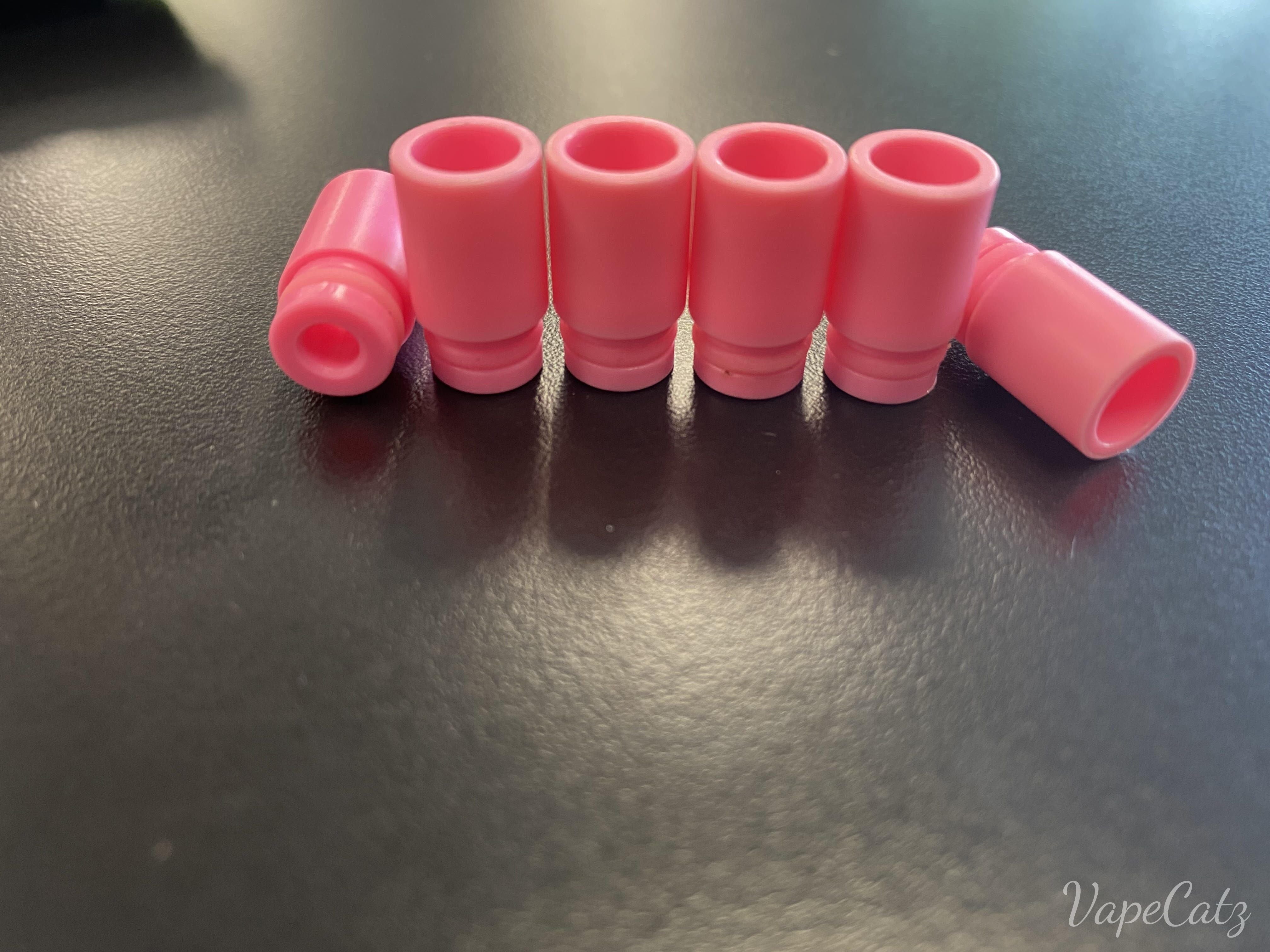 510 Pink Drip Short Tip Set of 2 S2 Vape Accessories 510 Replacement Tips 