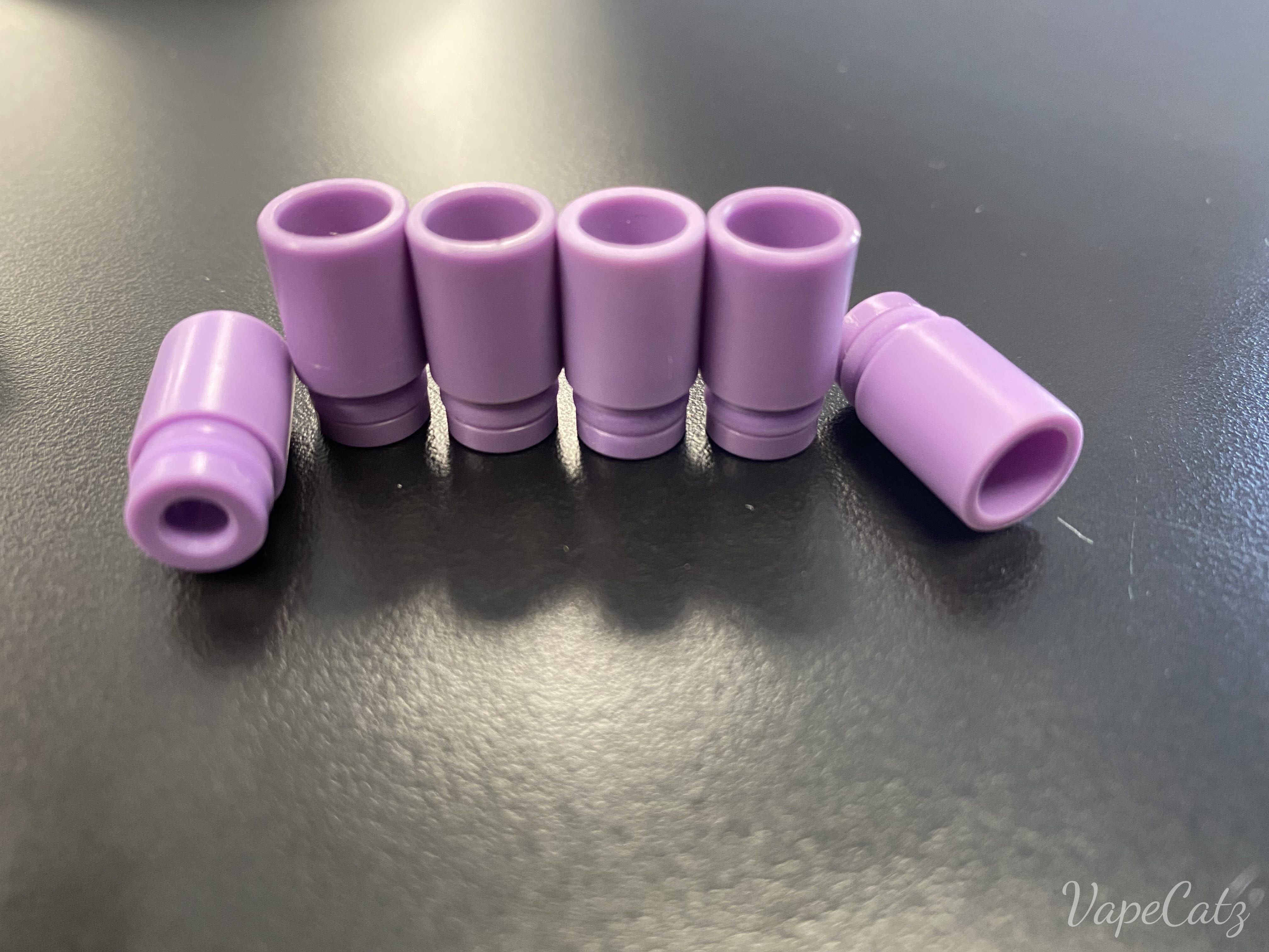 510 Short Drip Tip - in Purple Kanger Type - Set of 2 S3 Vape Accessories 510 Replacement Tips 