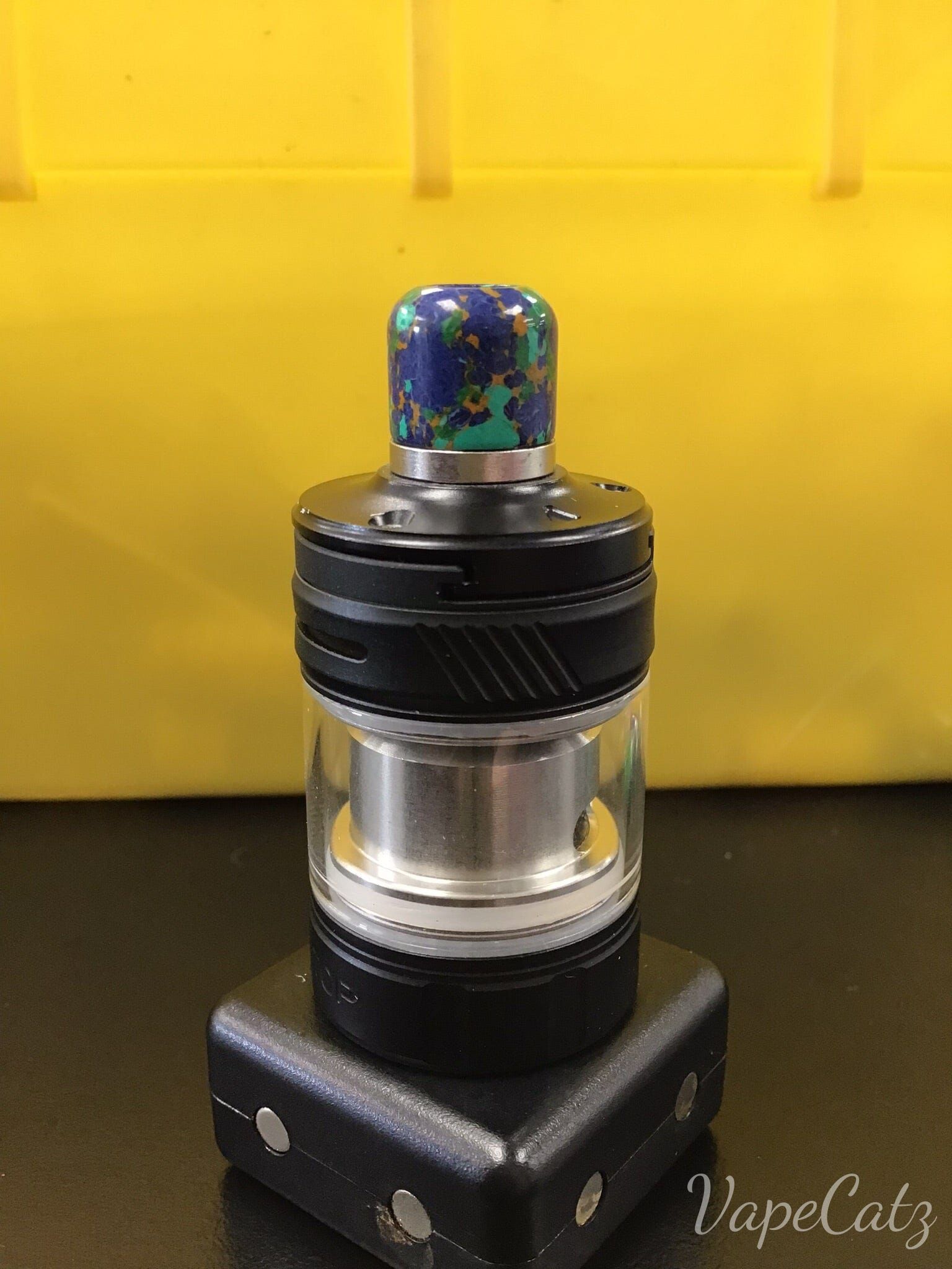 510 Short Resin Domed Tip CB2E Vape Accessories 510 Replacement Tips Short Blue/Green Marble 