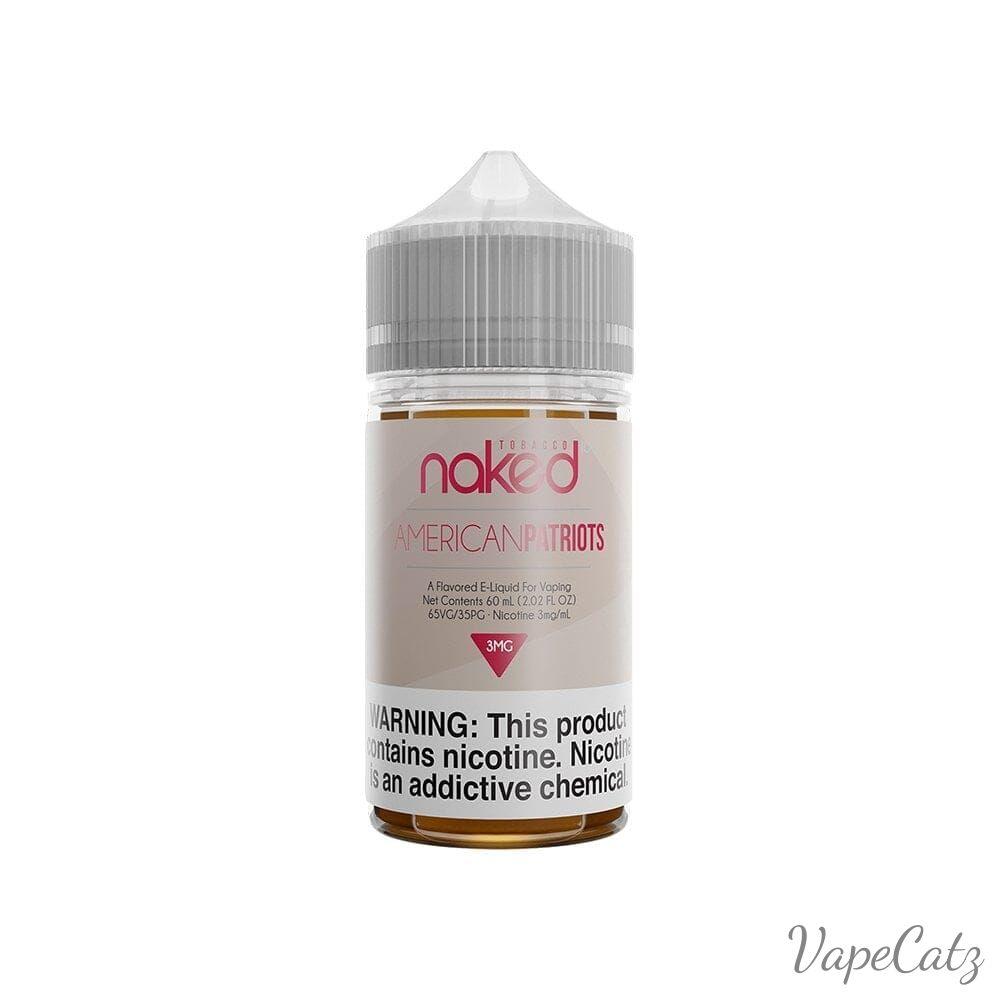 American Patriot's E-Liquid Naked 