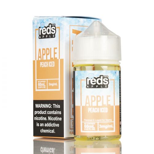 Apple Peach Iced Reds Apple Ejuice  - Wicked & Vivi's House - Vape Catz
