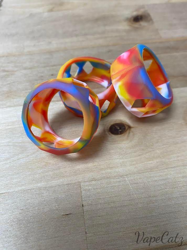 Cage Tank Band Vape Accessories Tank Bands Multicolor 