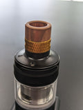 Copper Tipped Adjustable Air Flow CB1 Vape Accessories 510 Replacement Tips Yellow Gold & Black W Copper 