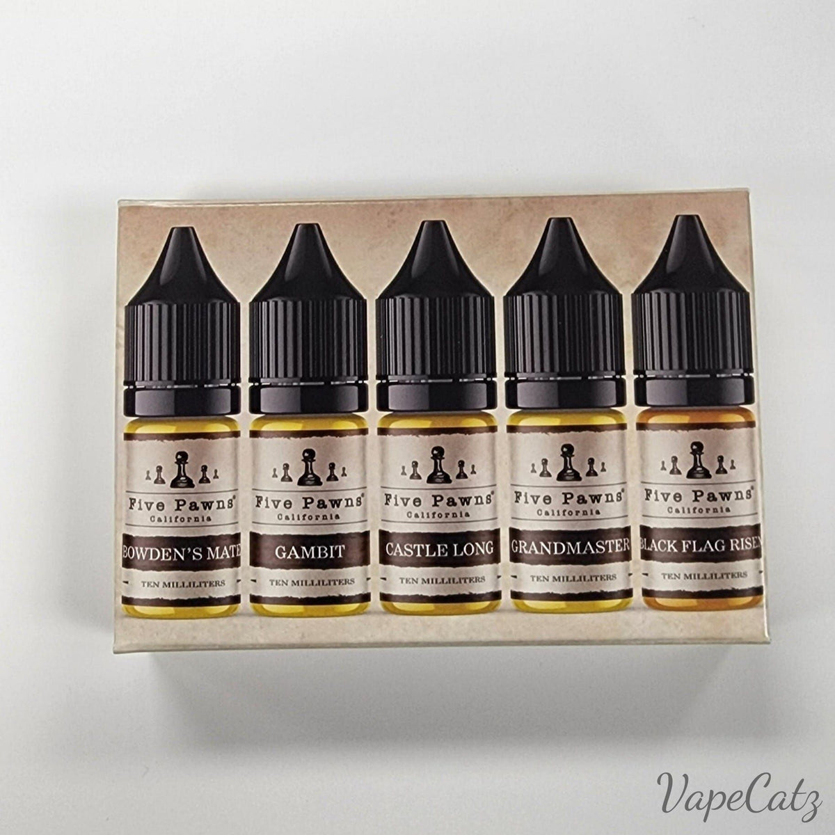 Five Pawns Flavor Sample Pack 3mg - so you get all the flavor!