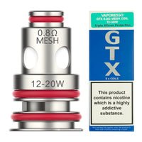 GTX Coils Vaporesso4 Per Box0.8 (12-16W)  - Wicked & Vivi's House - Vape Catz