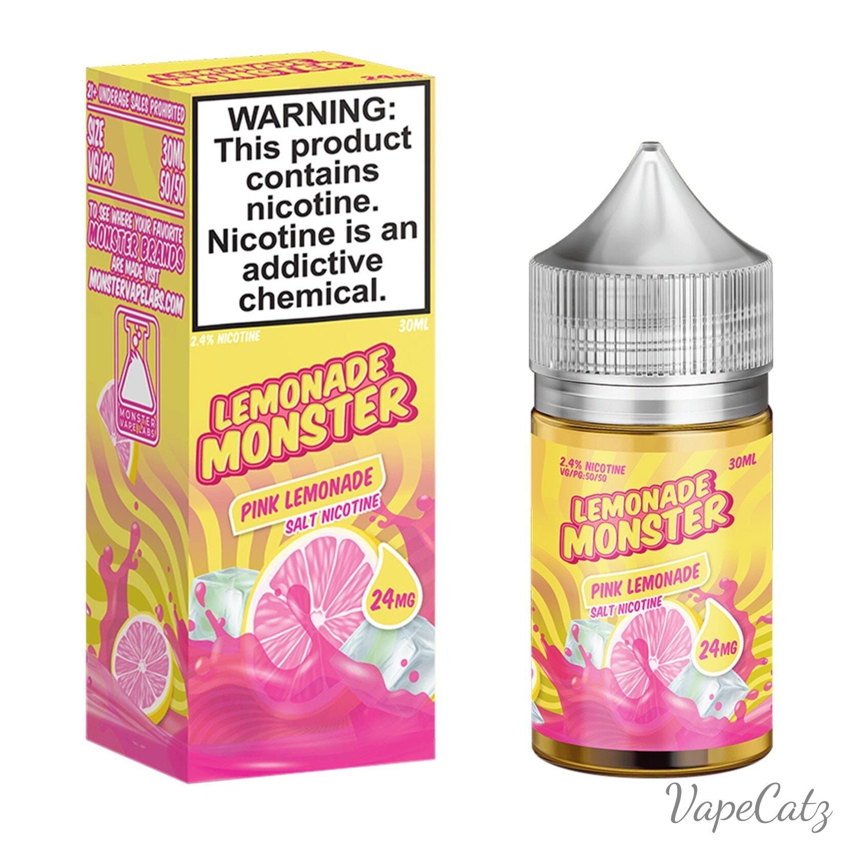 Monster Labs Salt High Content Salt E-Liquid High Content Salt E-Liquid 24mg Pink Lemonade 
