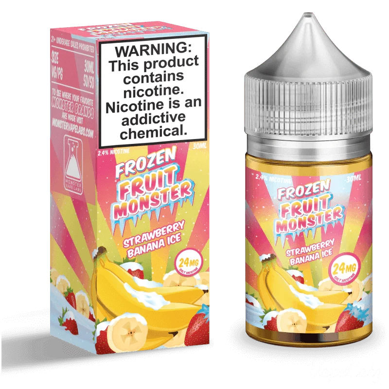 Monster Labs Salt High Content Salt E-Liquid High Content Salt E-Liquid 24mg Strawberry Banana Ice 