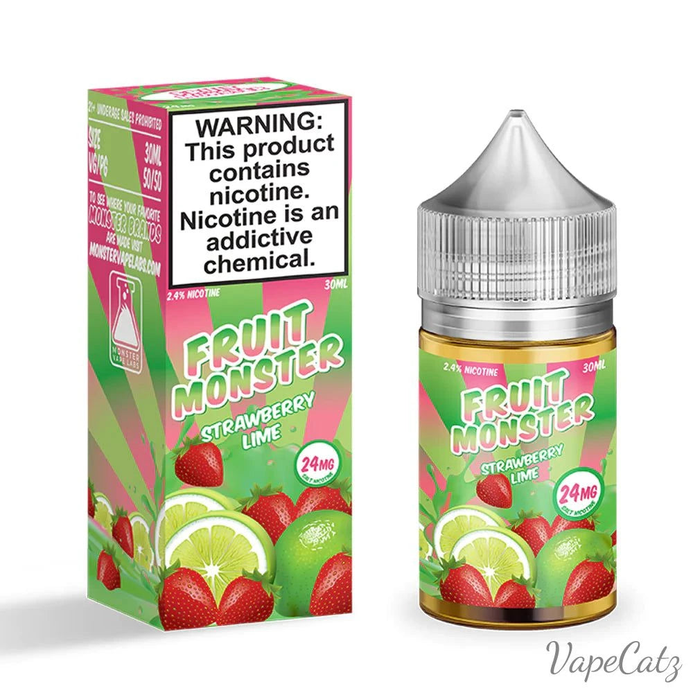 Monster Labs Salt High Content Salt E-Liquid High Content Salt E-Liquid 24mg Strawberry Lime 