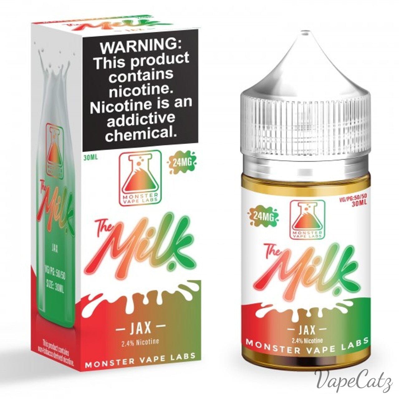 Monster Labs Salt High Content Salt E-Liquid High Content Salt E-Liquid 24mg The Milk: Jax 