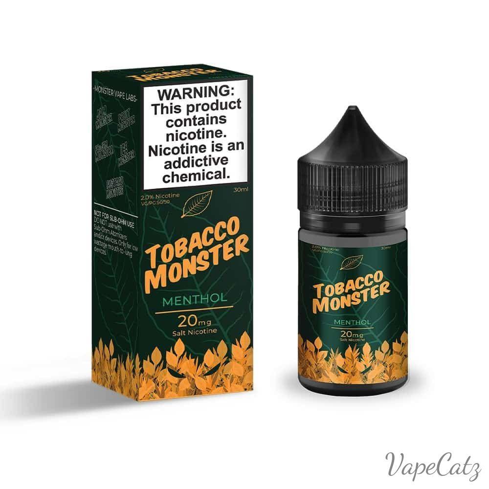 Monster Labs Salt High Content Salt E-Liquid High Content Salt E-Liquid 24mg Tobacco Menthol 