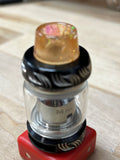 Resin Short and Shiny Drip Tip 810 Drip Tip Mouthpiece B2 Vape Accessories 810 Drip Tip Gold semi clear with glitter 