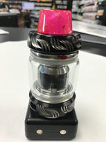 Resin Short and Shiny Drip Tip 810 Drip Tip Mouthpiece B2 Vape Accessories 810 Drip Tip Neon Pink with flakes 