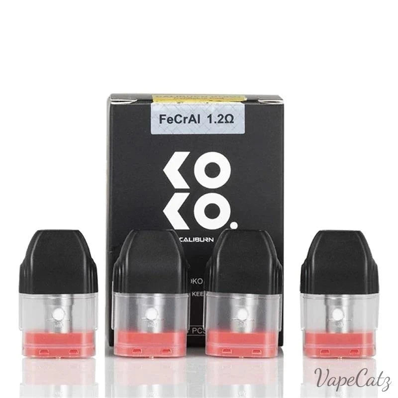 Uwell Caliburn / Caliburn Koko Replacement Pod Cartridge 2ml (4pcs/pack) Coil Uwell 4 Per Box 1.2 