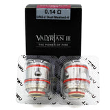 UWell Valyrian 3 Replacement Coils Coil Uwell 0.14Ohm UN2-2 Dual Meshed H (80-90W) 