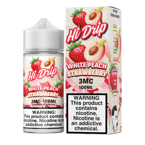 White Peach Strawberry E-liquid HiDrip 